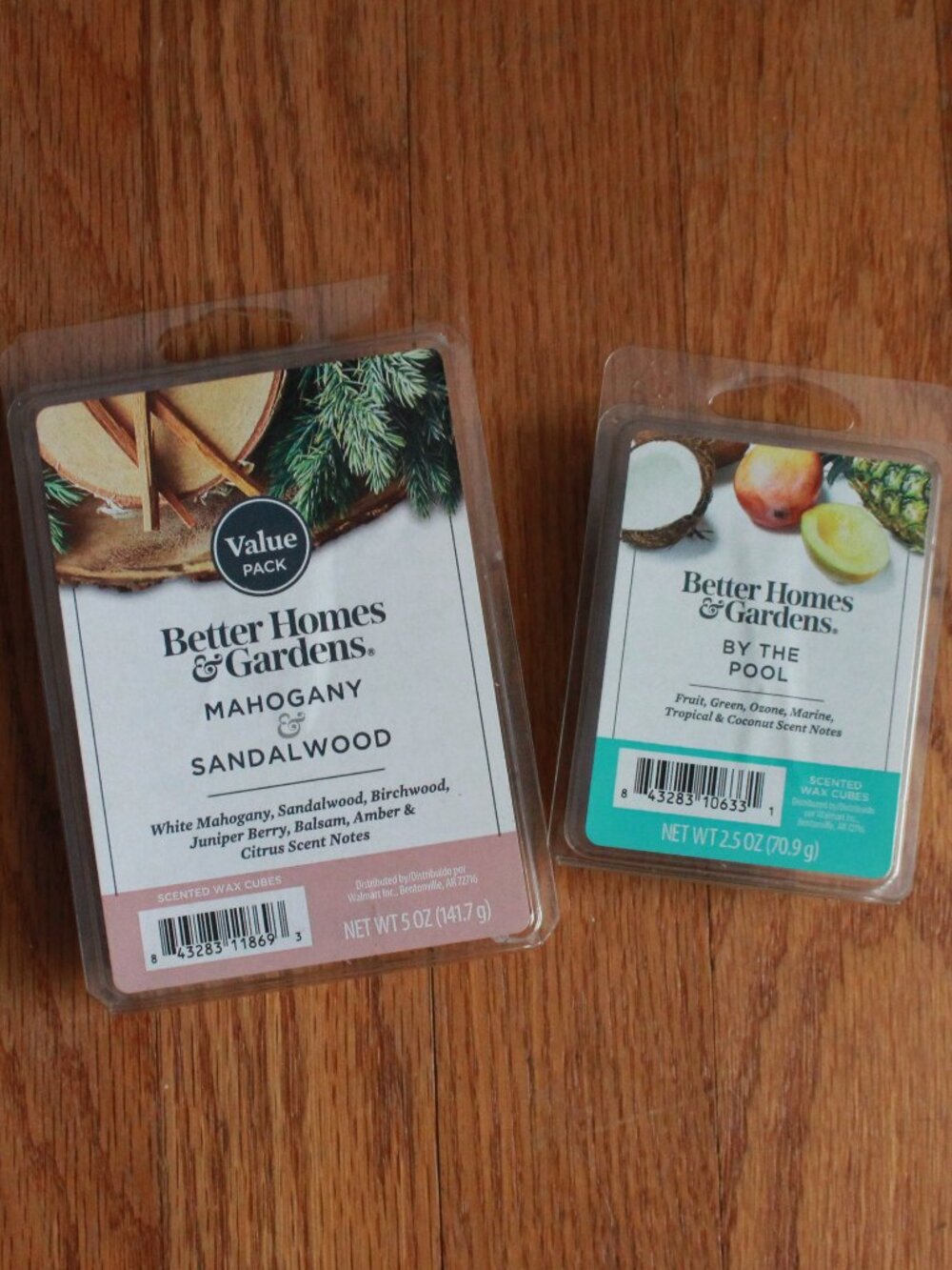 Pair of Better Homes & Gardens Scented Wax Cube Packs